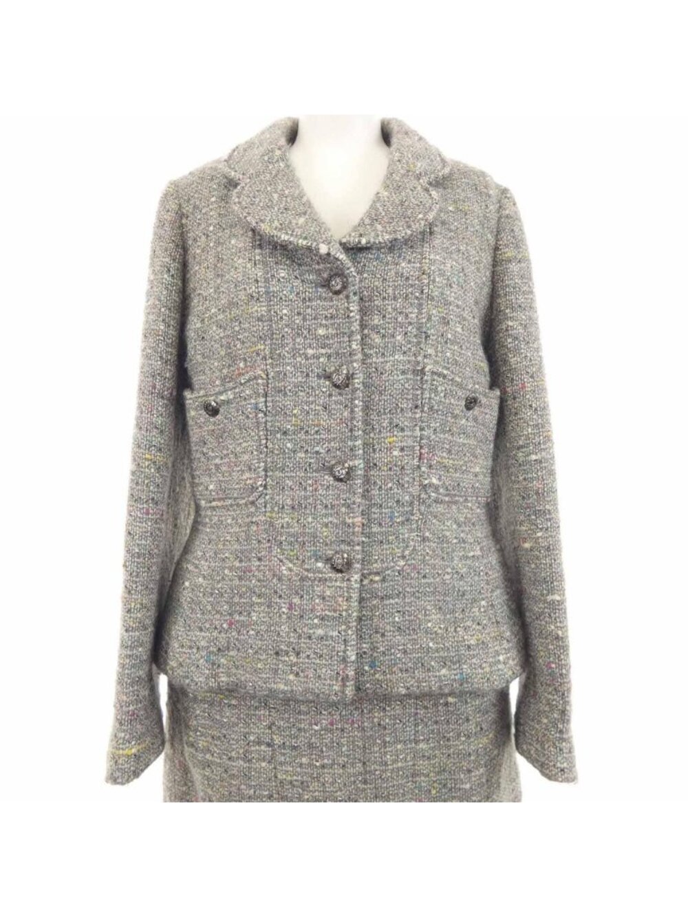 Chanel Vintage Suit Gray